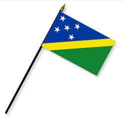 Solomon Islands Handheld Flags