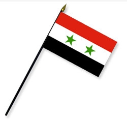 Syria Handheld Flags