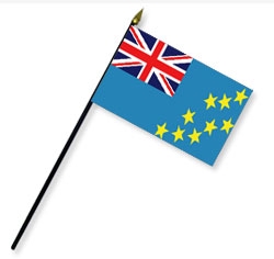 Tuvalu Handheld Flags